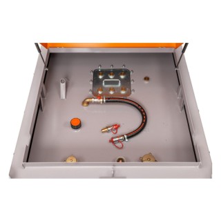 Station service DT-Mobil PRO ACIER ADR 980, Nourrice raccord rapide 1"