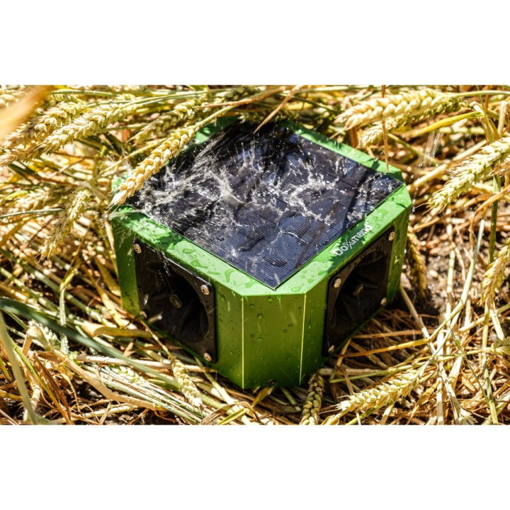 Répulsif Effaroucheur gibier ultrason solaire Doxmand VR4, surface couverte 75 m, max 2 ha