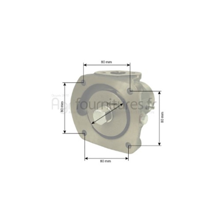 Pompe à eau de refroidissement Bepco 22/130-191 pour tracteur