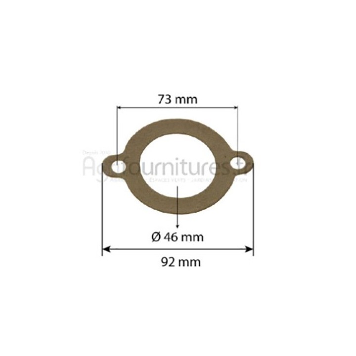 Joint de thermostat Ø 46 x 73 mm Bepco 24/147-2