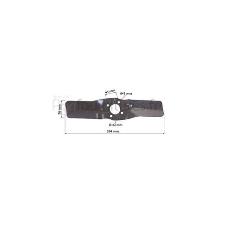 Pales de ventilateur Ø 394 mm - 2 pales Bepco 30/145-6 pour tracteur