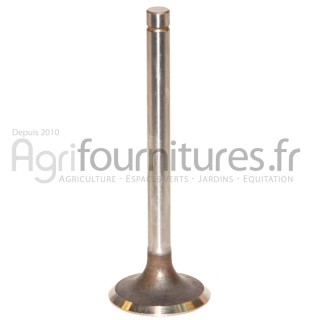 Soupape d'admission Ø 44 x 5.9 mm - l 129.5 mm - 45° Bepco 37/Z69010555 pour tracteur