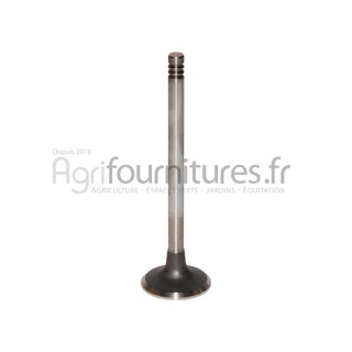 Soupape d'échappement Ø 35.95 x 7.95 mm - l 124.7 mm - 45° Bepco 21/43-404 pour tracteur