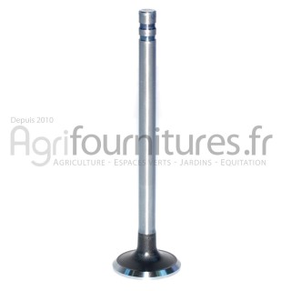 Soupape d'échappement Ø 38.4 x 9.4 mm - l 145.9 mm - 45° Bepco 24/43-12 pour tracteur