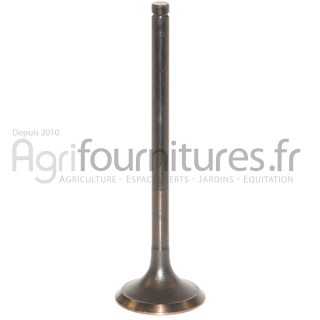 Soupape d'échappement Ø 40.8 x 8 mm - l 137.5 mm - 45° Bepco 23/43-263 pour tracteur
