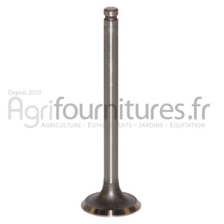 Soupape d'échappement Ø 33.4 x 7.9 mm - l 114.2 mm - 45° Bepco 30/43-4 pour tracteur