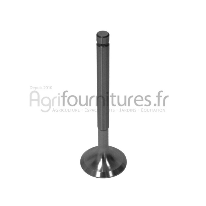 Soupape d'échappement Ø 38 x 9.4 mm - l 124 mm - 45° Bepco 20/43-31 pour tracteur