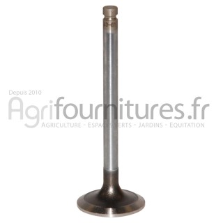 Soupape d'échappement Ø 41 x 8.9 mm - l 122.9 mm - 35° Bepco 30/43-61 pour tracteur