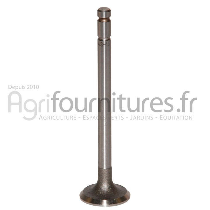 Soupape d'échappement Ø 30.3 x 7.9 mm - l 117 mm - 45° Bepco 30/43-15 pour tracteur