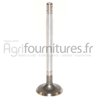 Soupape d'échappement Ø 36.89 x 7.98 mm - l 125.61 mm - 45° Bepco 23/43-253 pour tracteur