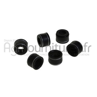 Jeu de joints de soupape Ø 9.5 x 15.6/17.8 mm - l 11.9 mm Bepco 25/47-6 pour tracteur