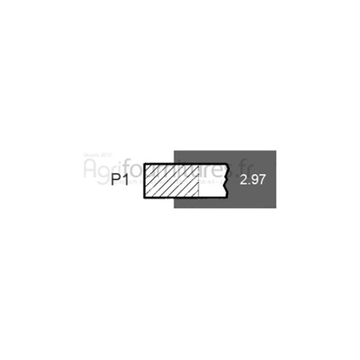 Segment Ø 105 mm Bepco 37/78003052 pour tracteur