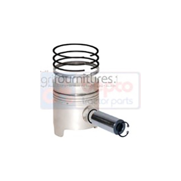 Piston avec segments Ø 111.76 mm - std Bepco 24/32-85 pour tracteur