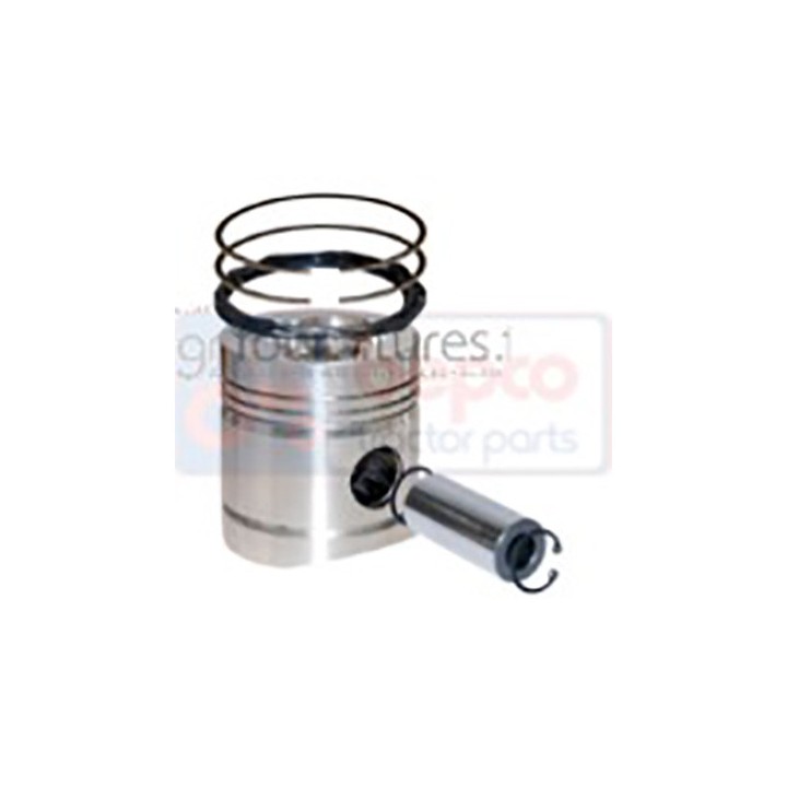 Piston avec segments +0.020''- 0.51 mm Bepco 20/32-82B pour tracteur