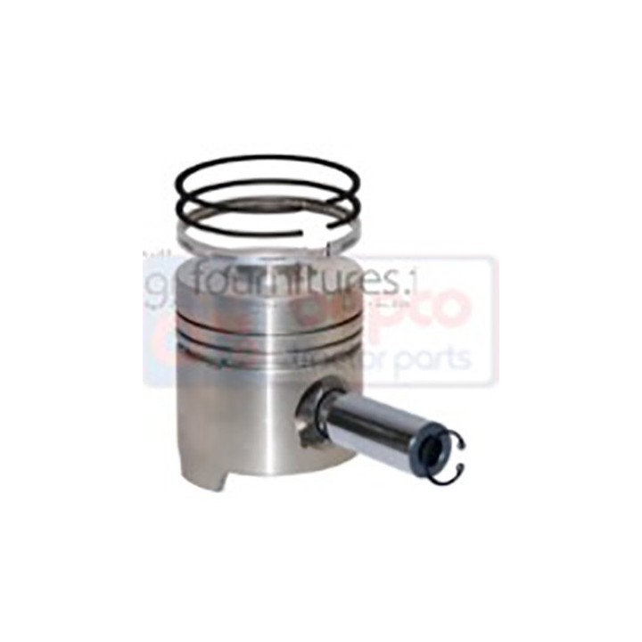 Piston avec segments Ø 100 mm - std Bepco 23/32-255 pour tracteur