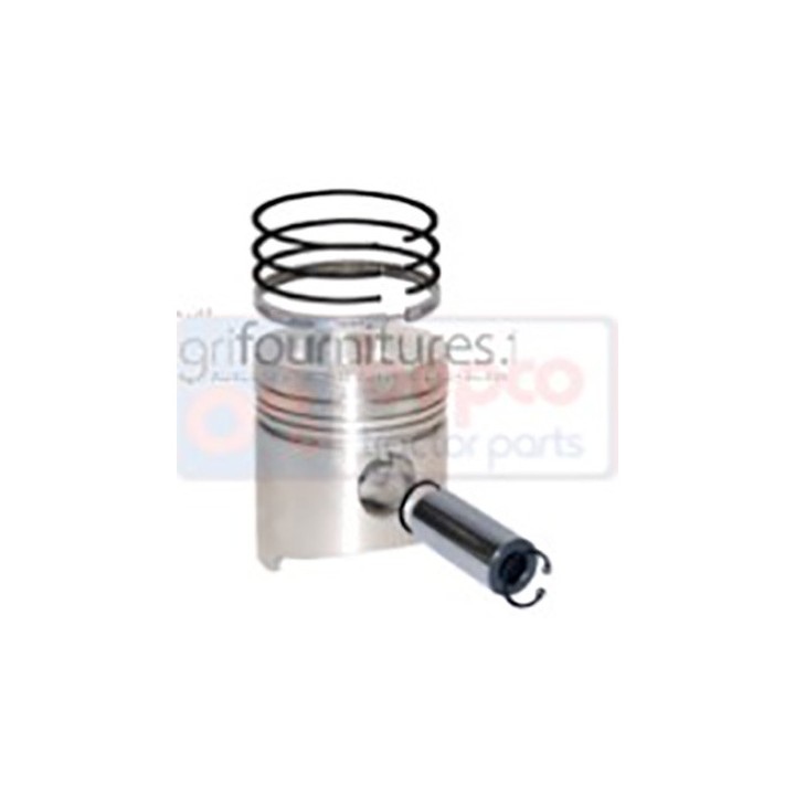 Piston avec segments Ø 100 mm - std Bepco 22/32-216 pour tracteur
