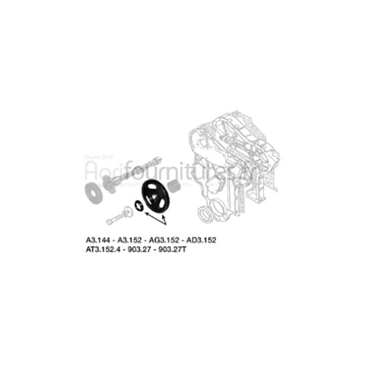 Pignon supérieur  Ø 90 x 236 mm - z90 Bepco 30/82-1 pour tracteur