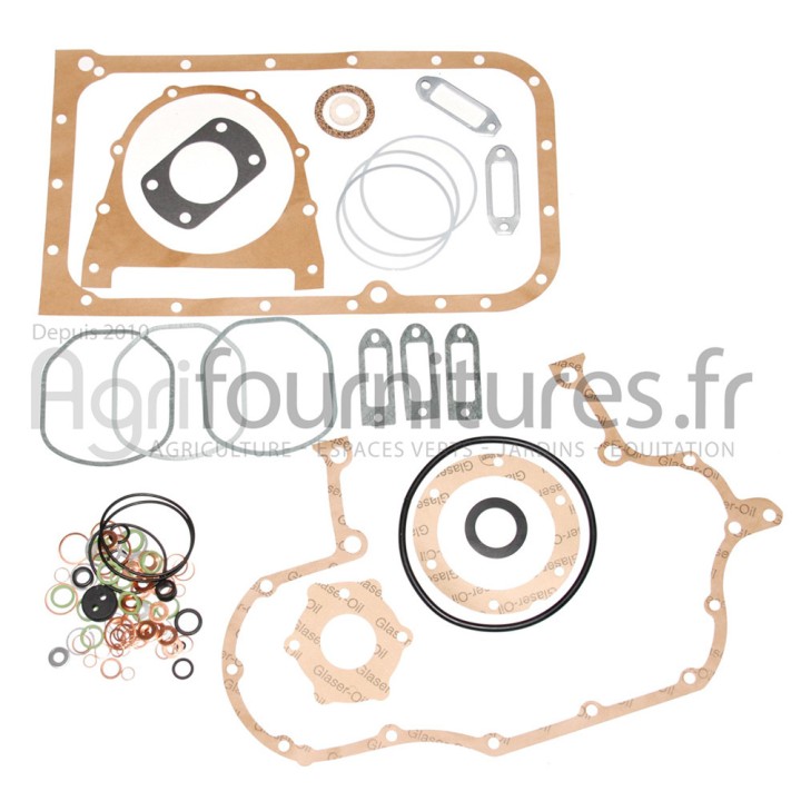 Pochette complète sans anneau int. et bagues av/ar. joints Bepco 21/70-71 pour tracteur