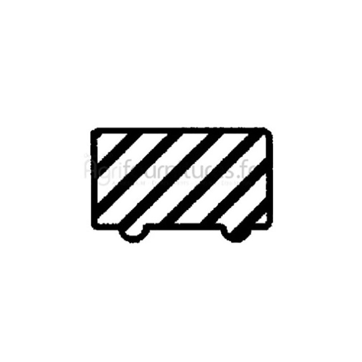 Joint de cache-soupapes Bepco 30/74-91 pour moissonneuse - batteuse