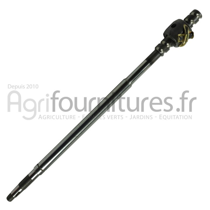 Arbre de colonne direction l 630 mm Bepco 20/530-80 pour tracteur