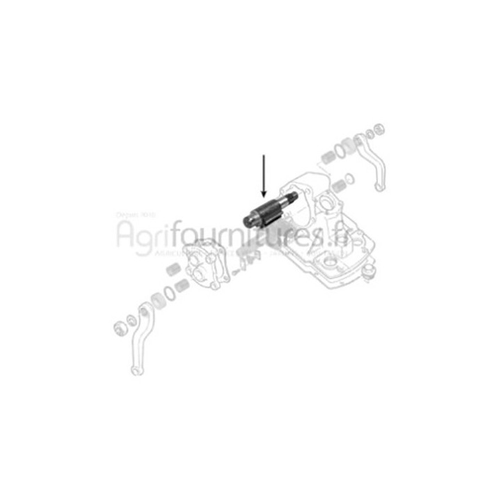 Arbre secondaire colonne de direction Bepco 30/536-1 pour tracteur