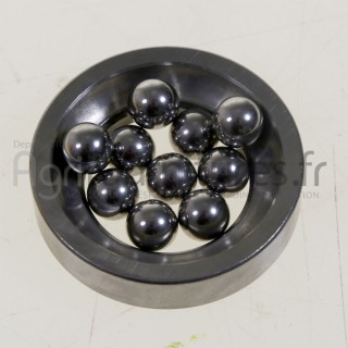 Roulement Ø 41 x 49.3 x 9.6 mm colonne de direction Bepco 24/529-3 pour tracteur