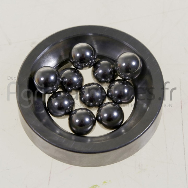 Roulement Ø 41 x 49.3 x 9.6 mm colonne de direction Bepco 24/529-3 pour tracteur