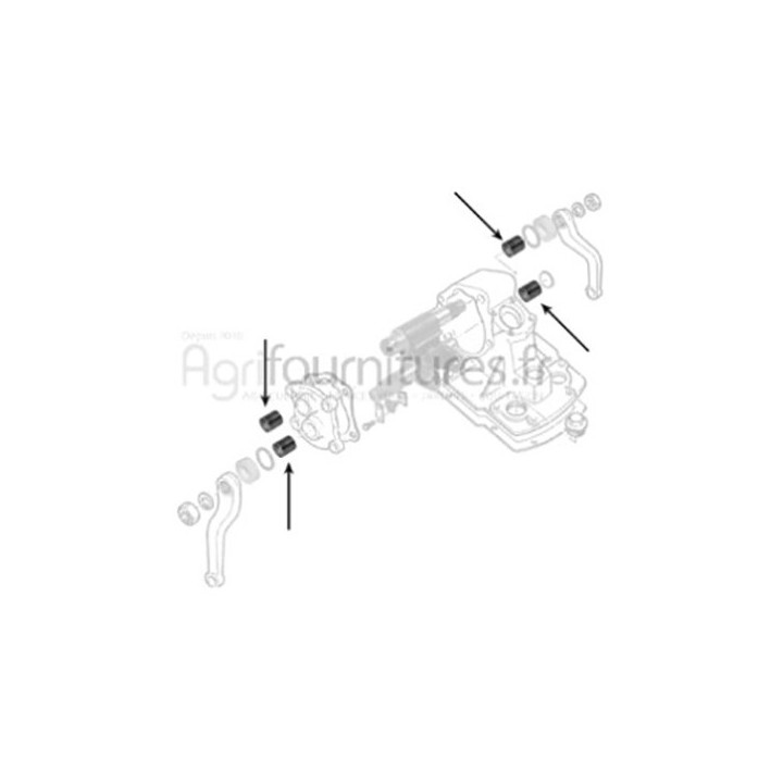 Bague Ø 44297 x 44421 mm colonne de direction Bepco 30/543-1 pour tracteur