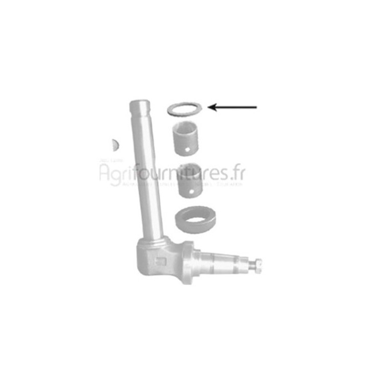 Joint Ø 55 x 68 x 12 mm de fusée Bepco 25/476-14 pour tracteur