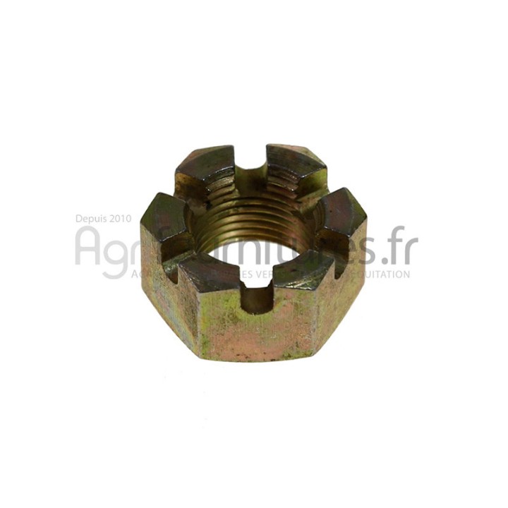 Ecrou crénelé 3/4'' unf de moyeu Bepco 30/452-1 pour tracteur