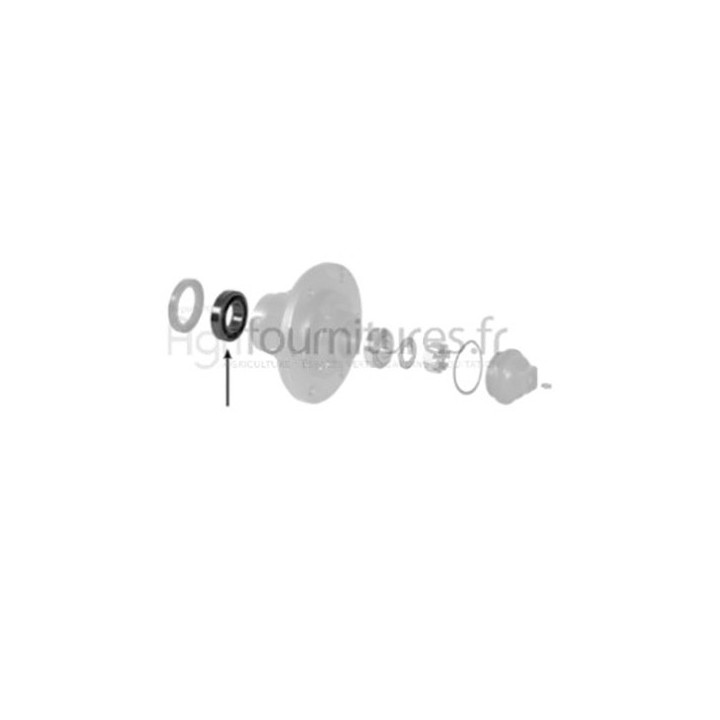 Roulement intérieur Ø 45.55 x 83 x 25.4 mm de moyeu Bepco 30/462-3 pour tracteur
