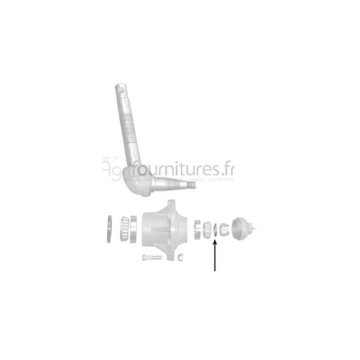 Rondelle de moyeu Bepco 24/451-21 pour tracteur