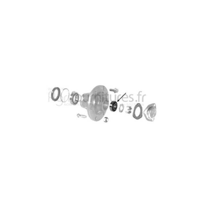 Roulement extérieur Ø 45 x 80 x 26.8 mm de moyeu Bepco 25/463-23 pour tracteur