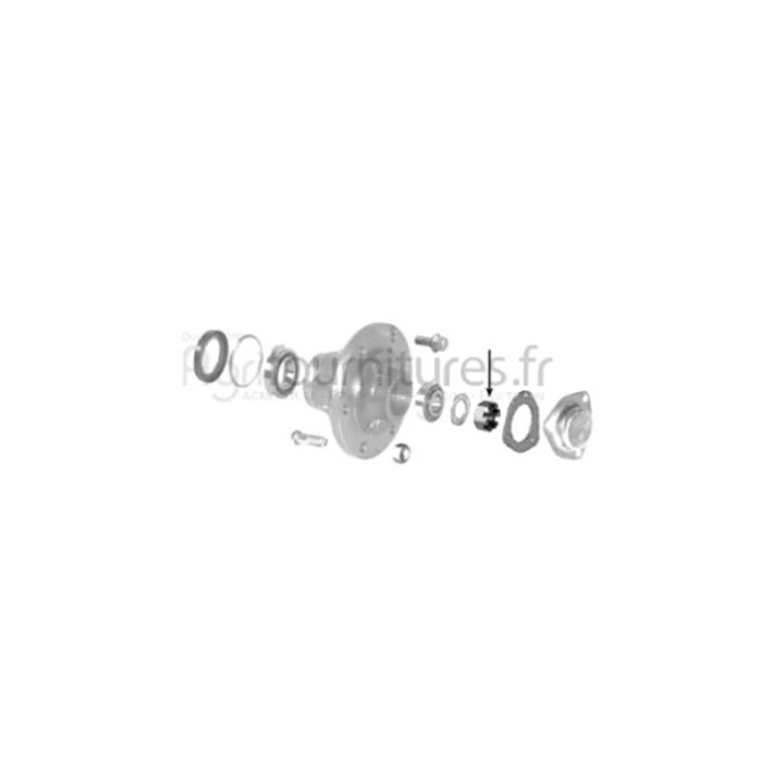 Ecrou avec clavette 7/8'' unf de moyeu Bepco 70/457-5 pour tracteur