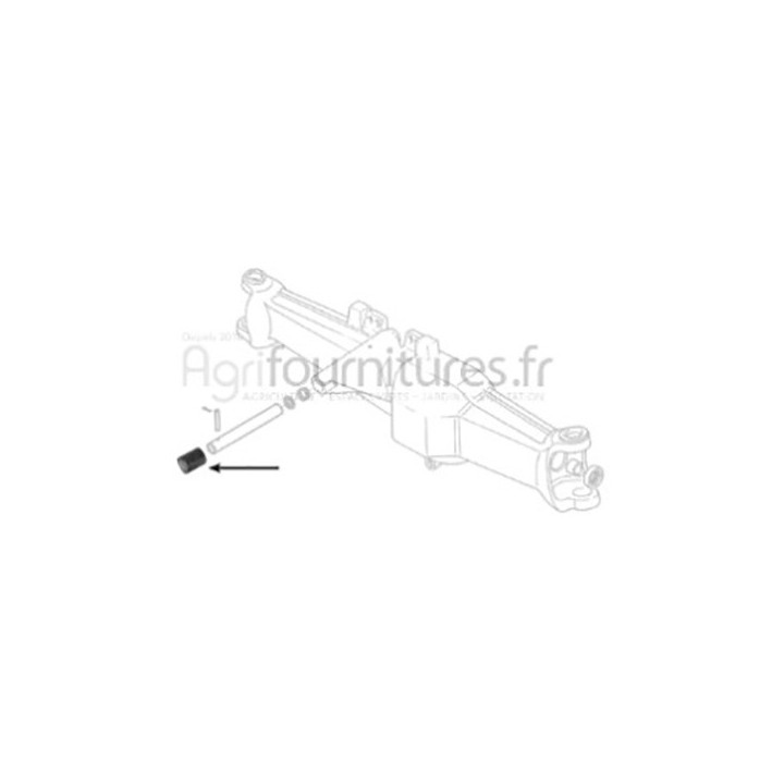 Bague Ø 48 x 52.5 x 51 mm d'essieu avant - 2WD Bepco 30/486-5 pour tracteur