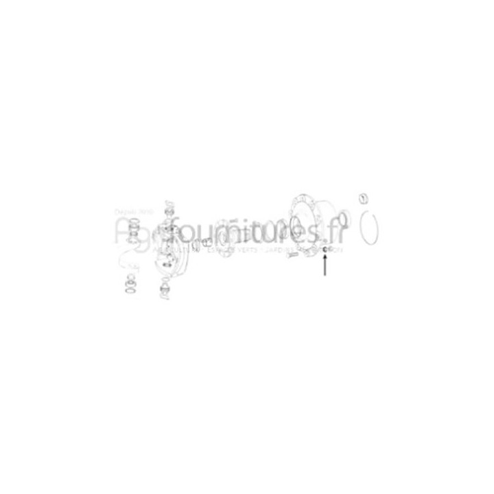 Rondelle conique Ø 18.6 x 31 x 7.9 mm Bepco 25/441-9 pour tracteur