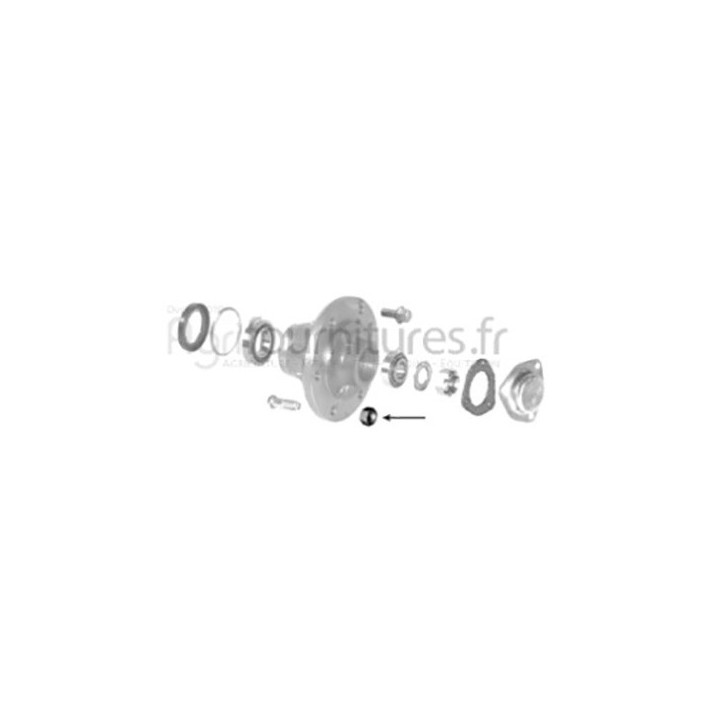 Ecrou de roue à embase conique m14 x 1.5 Bepco 25/447-5 pour tracteur