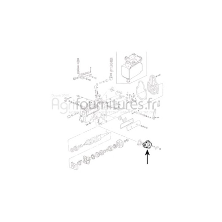 Pompe d'alimentation Bepco 24/100-15 pour tracteur
