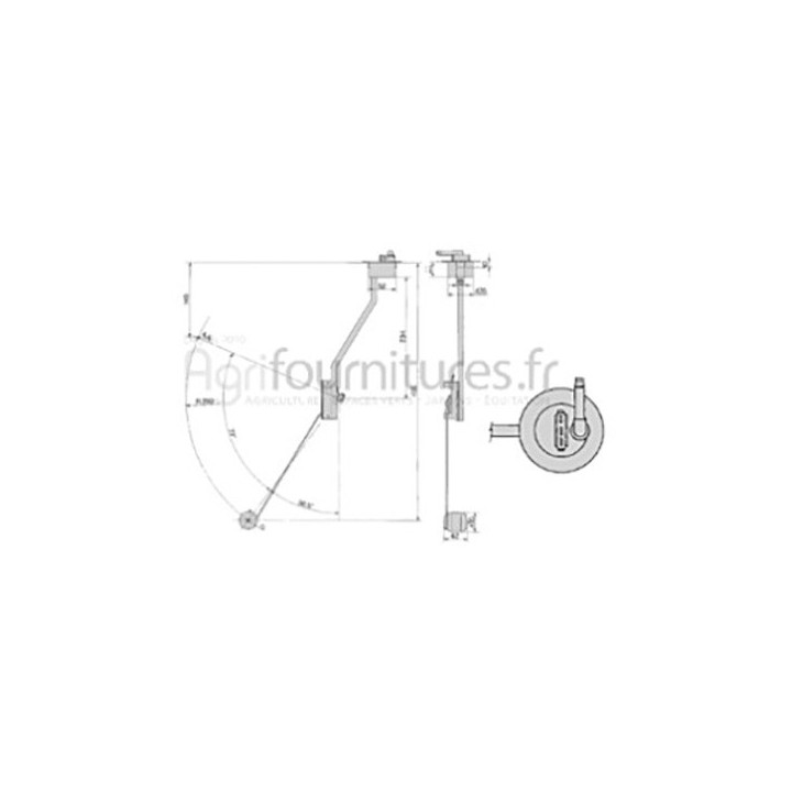 Flotteur de réservoir Bepco 23/172-27 pour tracteur