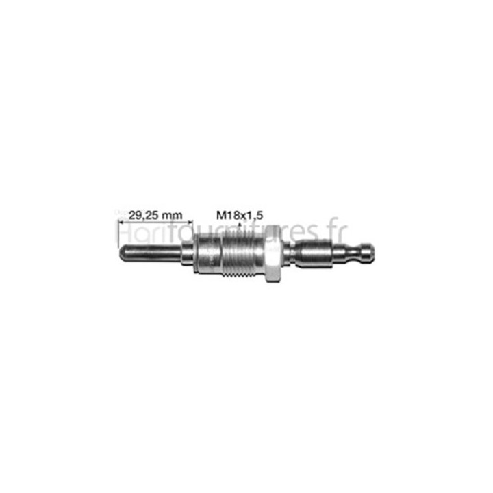 Bougie de préchauffage 24V - m18 x 1.5 - l 100 mm Bepco 23/60-16 pour tracteur