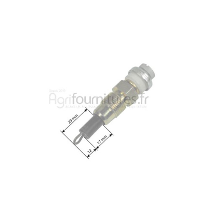 Bougie de préchauffage 0,9V - m18 x 1.5 - l 90 mm Bepco 25/60-8 pour télescopique