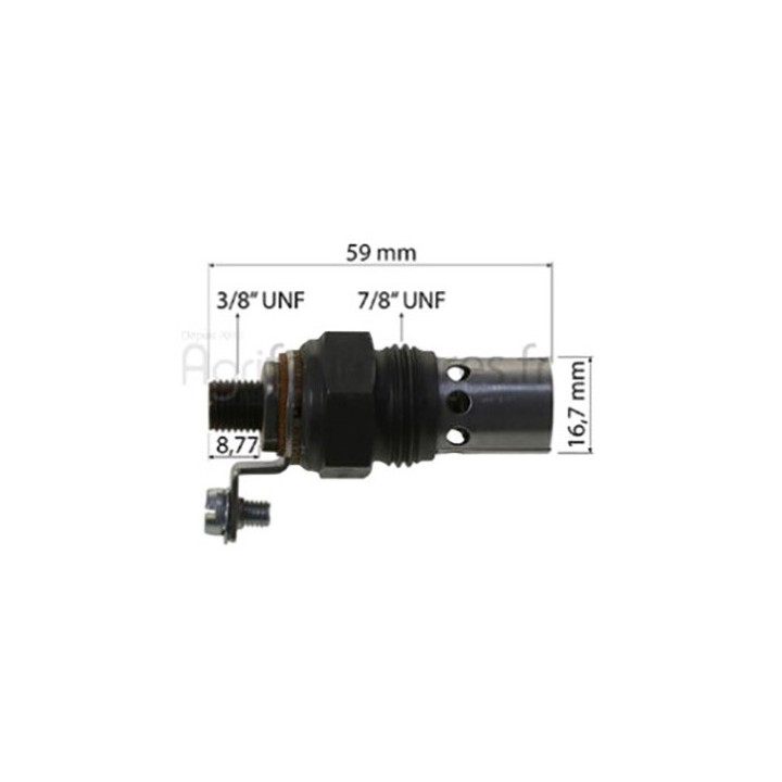 Bougie de préchauffage 12V - 7/8'' unf - l 58 mm Bepco 30/60-2 pour télescopique