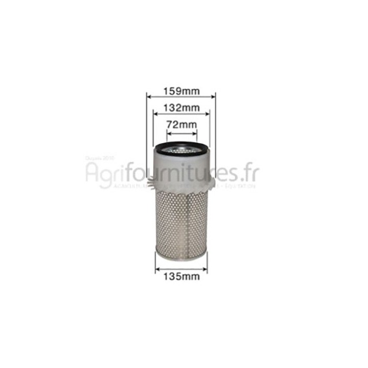 Filtre à air extérieur Bepco 60/161-7 pour chargeur