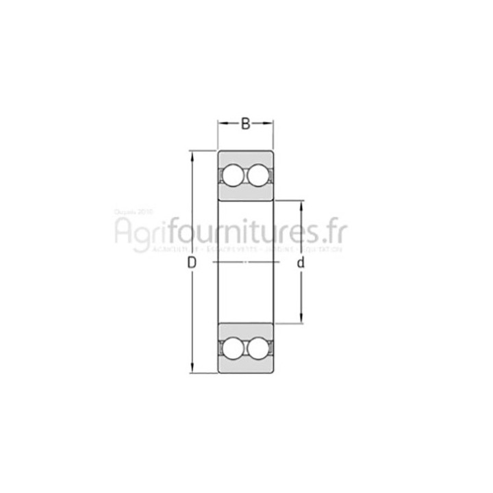 Filtre à huile moteur Bepco 60/96-33 pour moissonneuse - batteuse