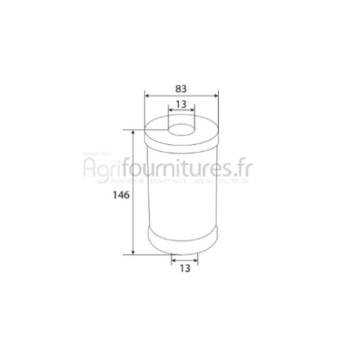 Filtre à carburant Bepco 60/111-33 pour moissonneuse - batteuse