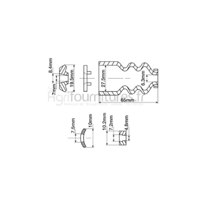 Jeu de réparation huile LHM embrayage Bepco 20/227-80 pour tracteur