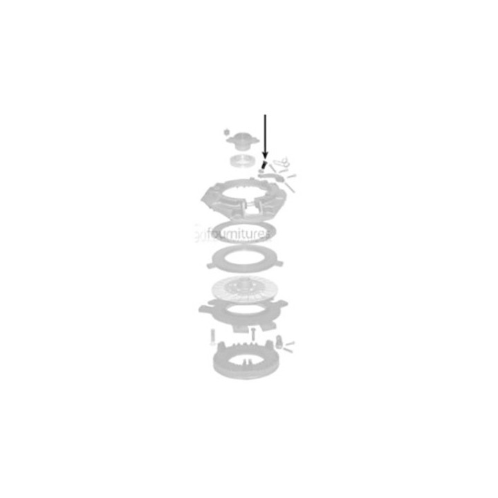 Vis par 3 embrayage Bepco 30/208-1 pour tracteur