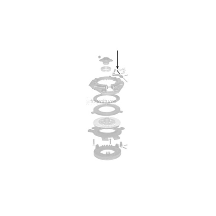 Broche -3 embrayage Bepco 30/204-1 pour tracteur