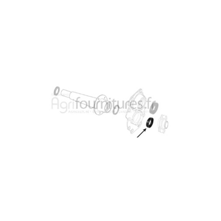 Bague 37.5x60x12.5mm boîte de vitesse Bepco 24/290-3 pour tracteur industriel