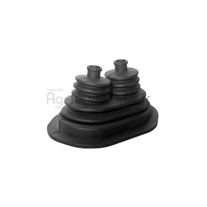 Soufflet de levier de vitesse l. 175 mm, lg. milieu 122,5 mm, Ø trou 14 mm Bepco 23/551-10